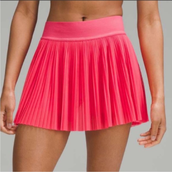 Lululemon Athletica Mesh Pleats Mid Rise Mini Tennis Skirt - Picture 1 of 11